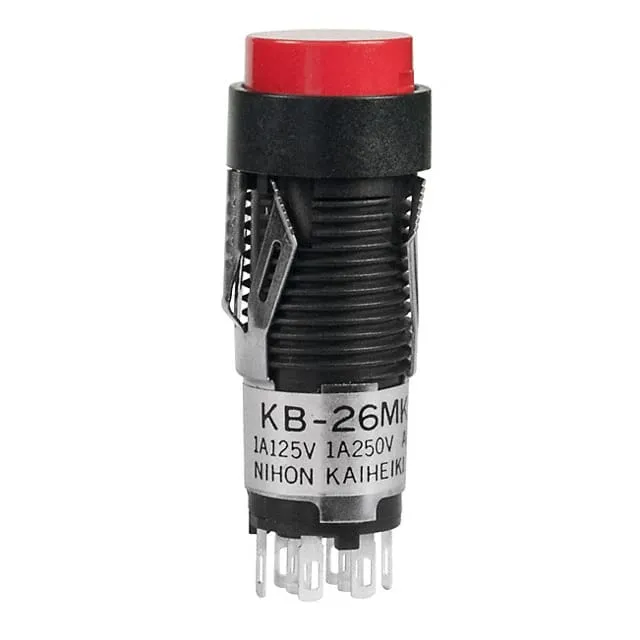 KB26MKW01-CC (SWITCH PUSHBUTTON DPDT 1A 125V)
