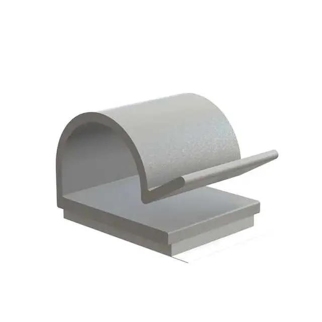 KKR-5A1-RT (CBL CLIP J-TYPE GRAY ADHESIVE)