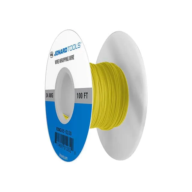 KSW24Y-0100 (WIRE 24AWG YELLOW 100 FT CSW)