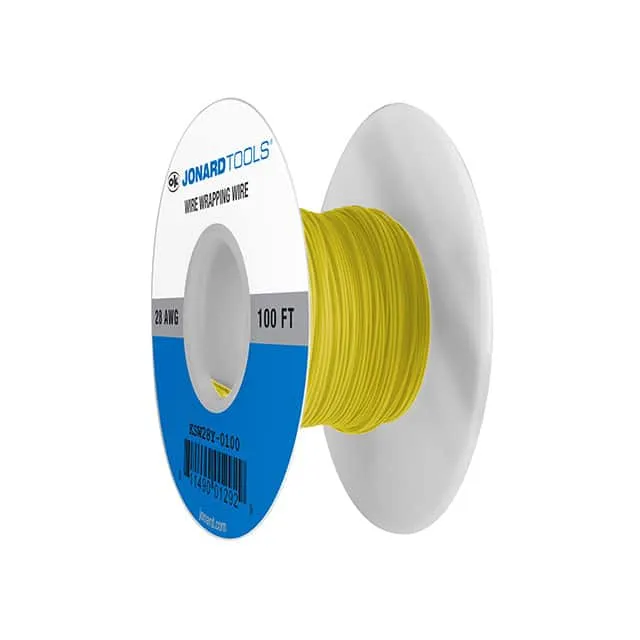KSW28Y-0100 (WIRE 28AWG YELLOW 100 FT CSW)