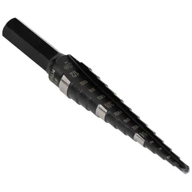 KTSB01 (STEP DRILL BIT #1 - DOUBLE-FLUTE)