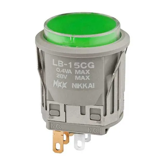 LB15CGG01-5F-JF (SWITCH PUSH SPDT 0.4VA 28V)