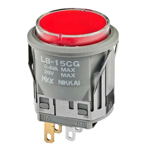 LB15CGG01-5C-JC (SWITCH PUSH SPDT 0.4VA 28V)