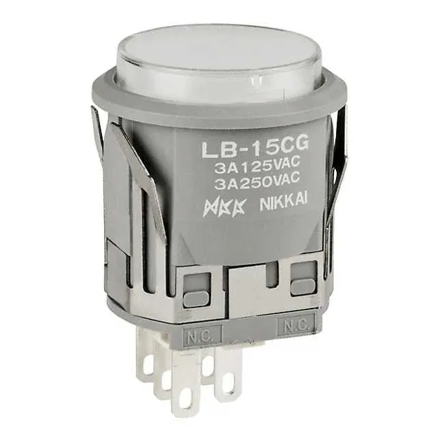 LB15CGW01-6G-JB (SWITCH PUSHBUTTON SPDT 3A 125V)