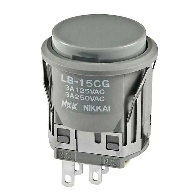LB15CGW01-H (SWITCH PUSHBUTTON SPDT 3A 125V)