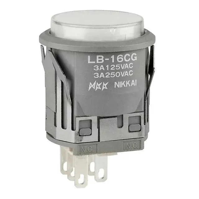 LB16CGW01-6G-JB (SWITCH PUSHBUTTON SPDT 3A 125V)
