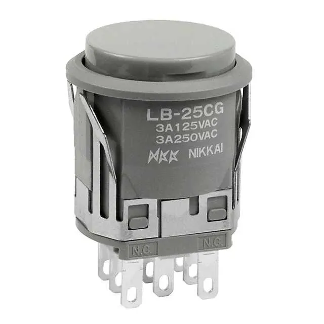 LB25CGW01/UC-H (SWITCH PUSHBUTTON DPDT 3A 125V)