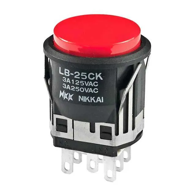 LB25CKW01-C (SWITCH PUSHBUTTON DPDT 3A 125V)