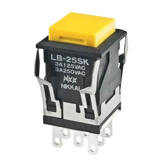 LB25SKW01-E (SWITCH PUSHBUTTON DPDT 3A 125V)