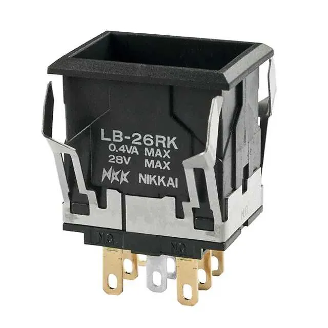 LB26RKG01 (SWITCH PUSH DPDT 0.4VA 28V)