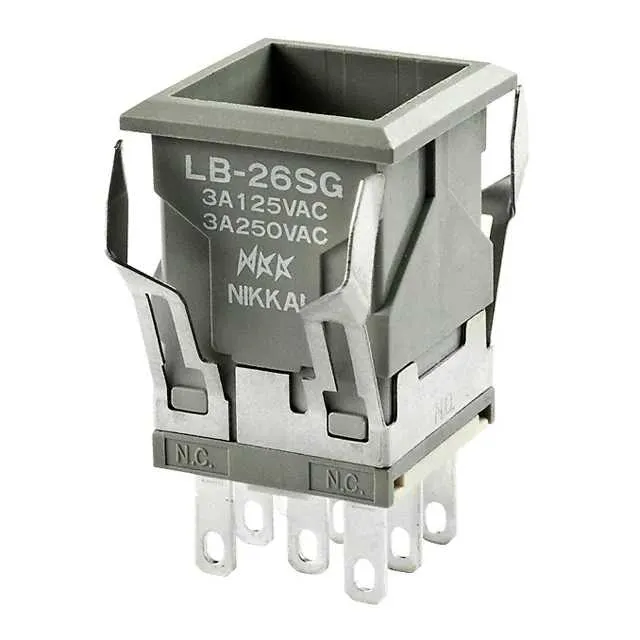 LB26SGW01 (SWITCH PUSHBUTTON DPDT 3A 125V)