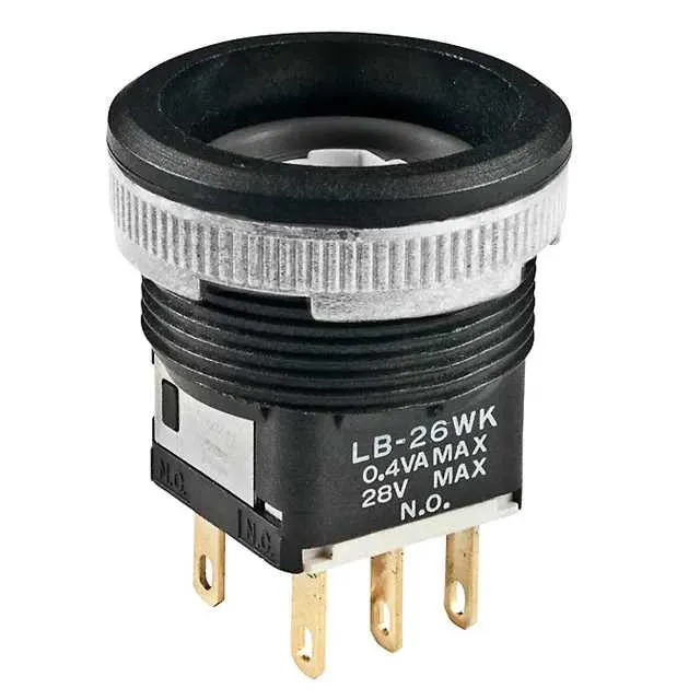 LB26WKG01 (SWITCH PUSH DPDT 0.4VA 28V)