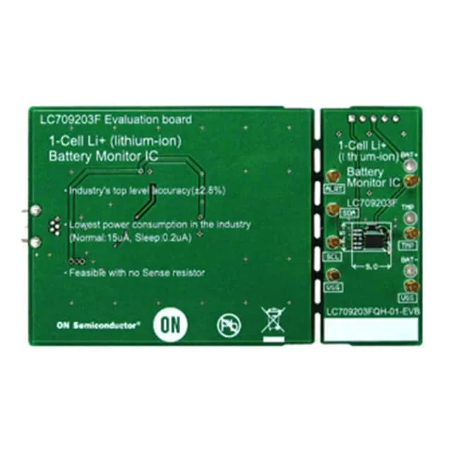 LC709203FQH-01-GEVB (EVAL BOARD LC709203FQH 8VDFN)