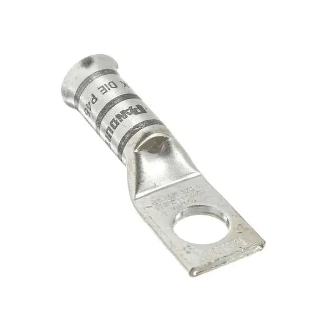 LCAF1/0-12-X (CONN TERM RECT LUG 1/0 AWG #1/2)