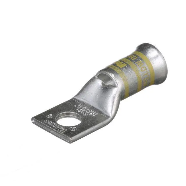 LCAF4/0-12-X (CONN TERM RECT LUG 4/0 AWG #1/2)