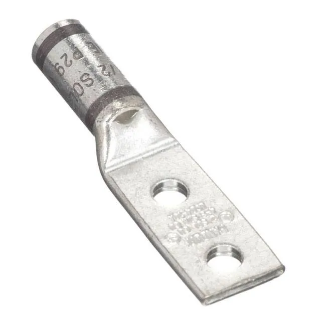 LCDX4-10A-L (COPPER COMPRESSION LUG, 2 HOLE,)