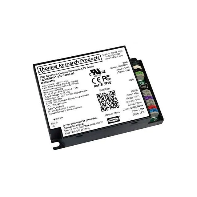 LED55WPG1-055-C1500-D2 (LED DRIVER CC AC/DC 12-55V 1.5A)