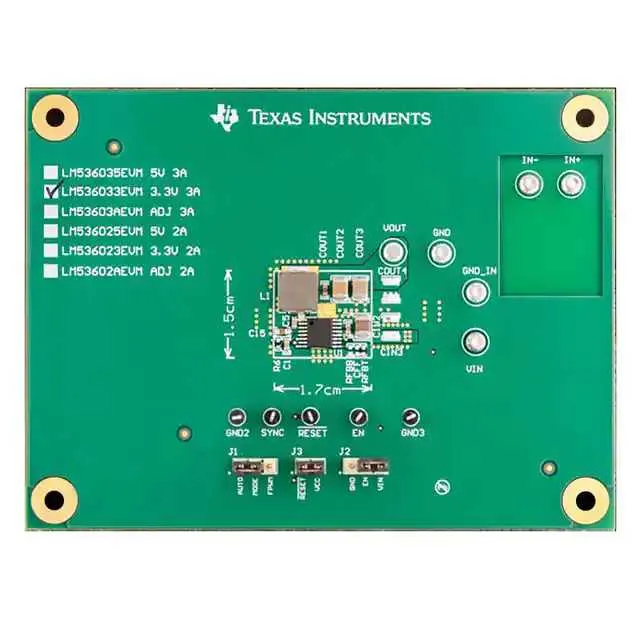 LM536033EVM (EVALUATION MODULE)