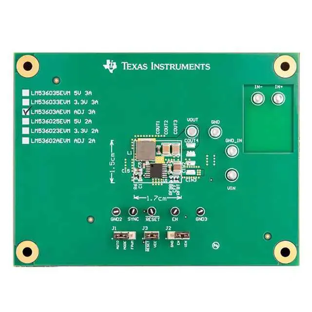 LM53603AEVM (EVALUATION MODULE)