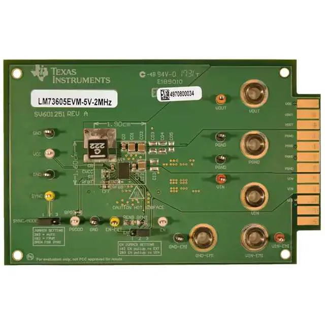 LM73605EVM-5V-2MHZ (EVAL BOARD FOR LM73605)