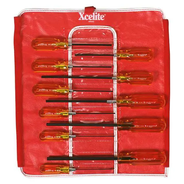 LN11N (SCREWDRIVER SET HEX W/POUCH 11PC)