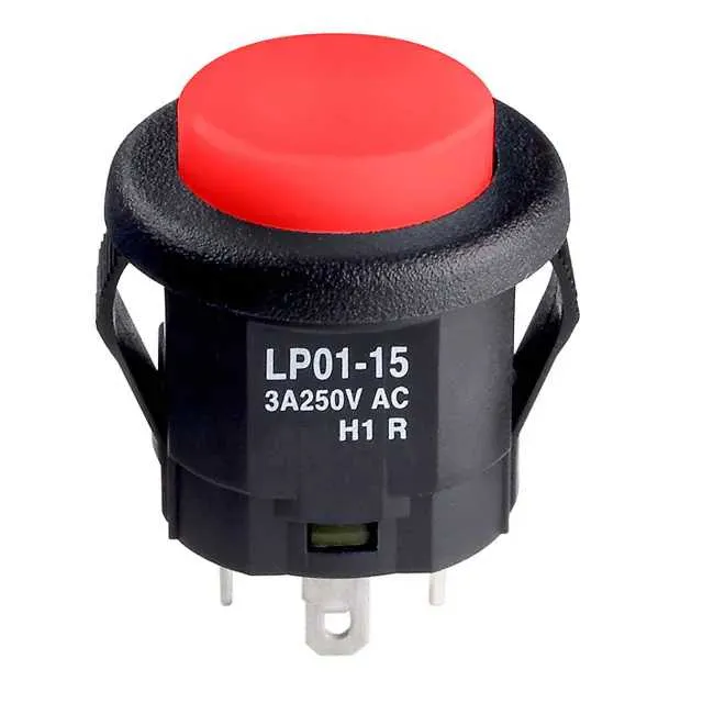 LP0115CMKW015CB (SWITCH PUSHBUTTON SPDT 3A 125V)