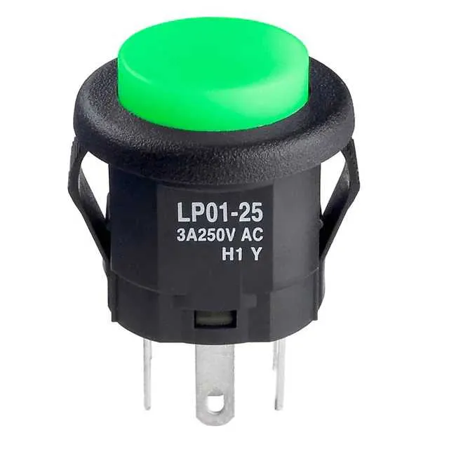 LP0125CMKW015FB (SWITCH PUSHBUTTON DPDT 3A 125V)