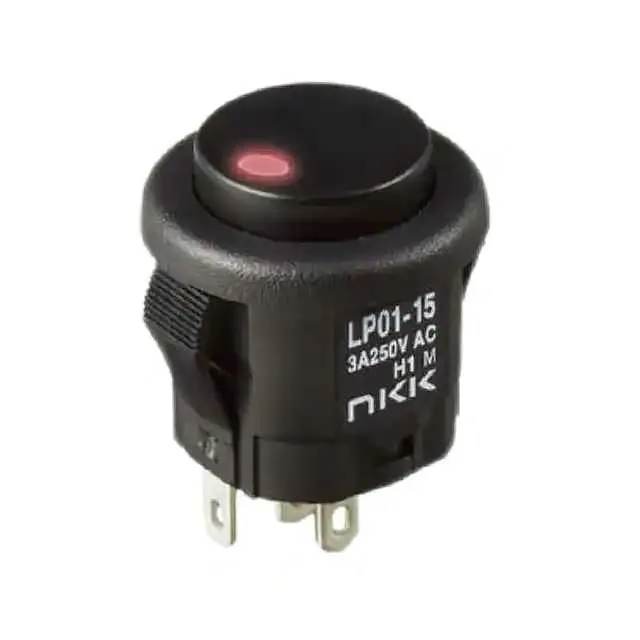 LP0115CCKW015CA (SWITCH PUSHBUTTON SPDT 3A 125V)