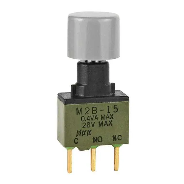 M2B15BA5G03-CH (SWITCH PUSH SPDT 0.4VA 28V)