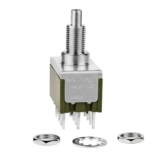 MB2185SS1W03 (SWITCH PUSHBUTTON 4PDT 6A 125V)