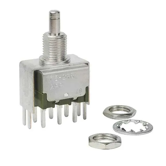 MB2461E1W13-FA (SWITCH PUSHBUTTON DPDT 3A 125V)