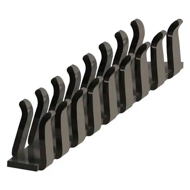 MCGF-1N (GROMMET EDGE SLOT SS BLK 1=100')