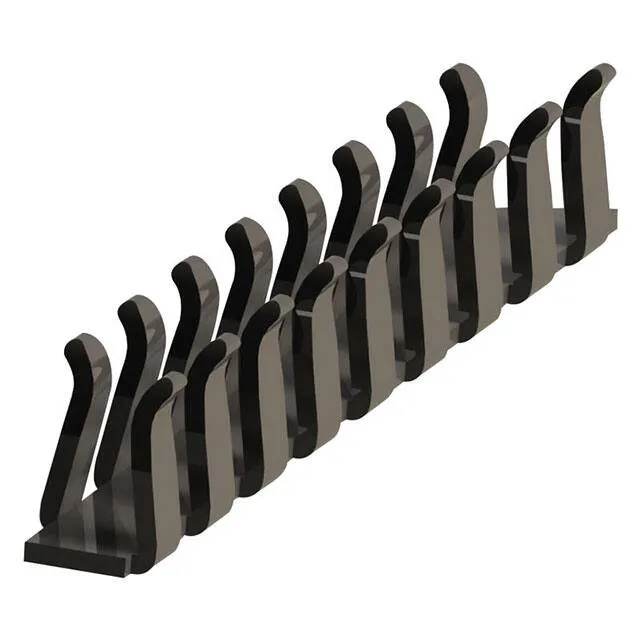 MCGF-3N (GROMMET EDGE SLOT SS BLK 1=100')