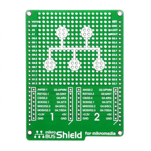 MIKROE-1154 (BOARD MIKROBUS SHIELD MIKROMEDIA)