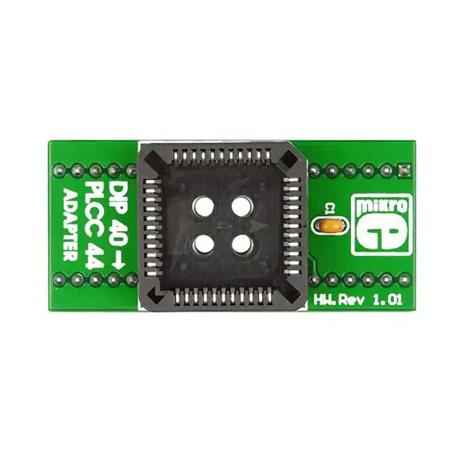 MIKROE-147 (DIP TO PLCC44 ADAPTER BOARD)