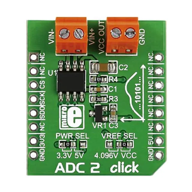 MIKROE-1893 (BOARD ADC 2 CLICK)