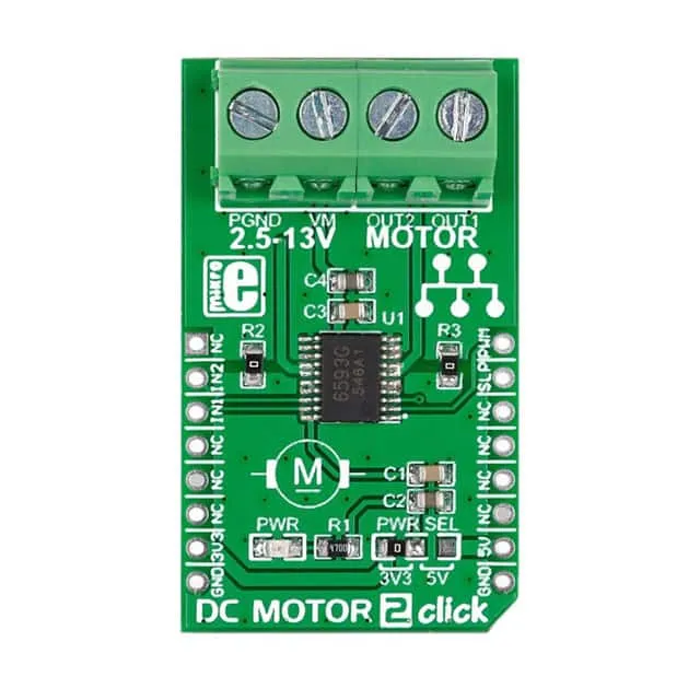 MIKROE-1911 (BOARD DC MOTOR 2 CLICK)