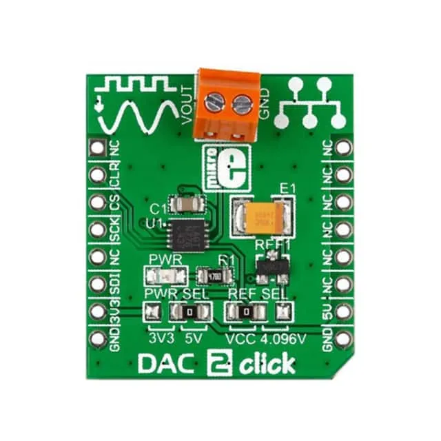 MIKROE-1918 (CLICK BOARD DAC2 16BIT DAC)