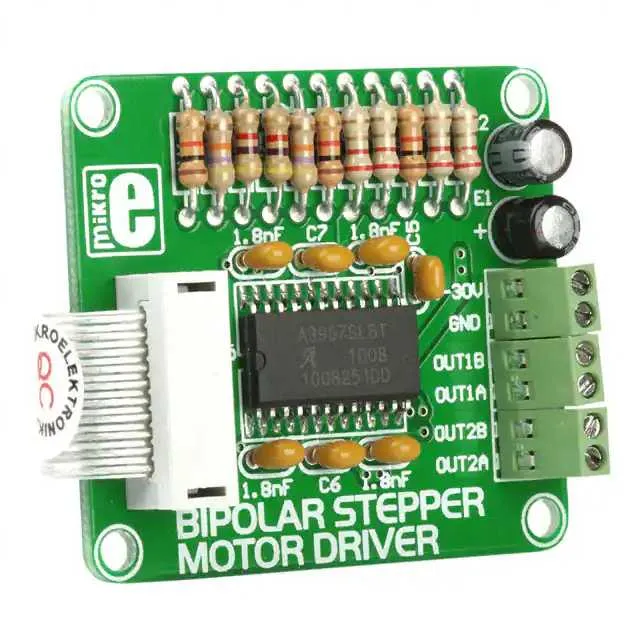 MIKROE-334 (BOARD BIPOLAR STEPPER MOTOR DVR)