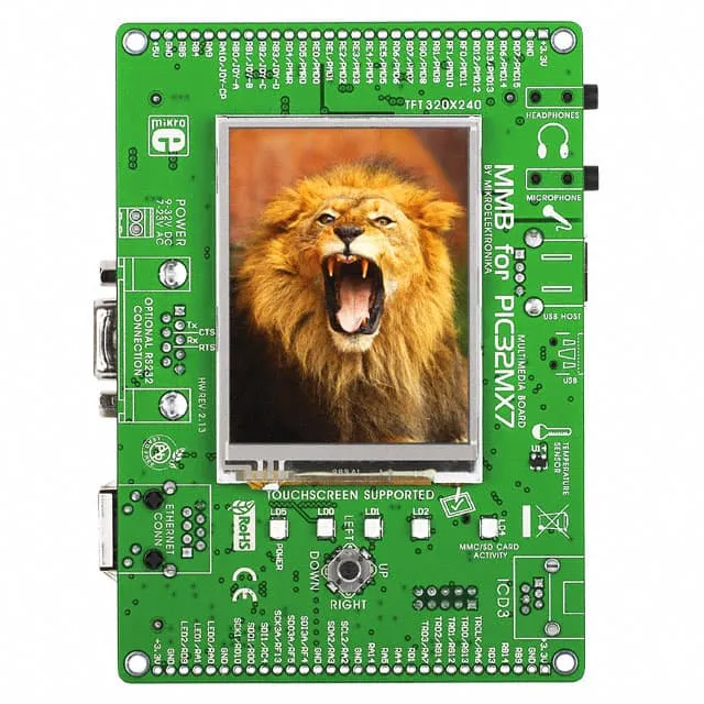 MIKROE-596 (BOARD MULTIMEDIA PIC32MX7)