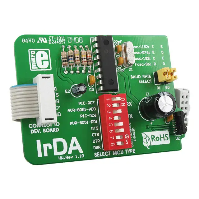 MIKROE-70 (BOARD IRDA ADD-ON W/MCP2155)