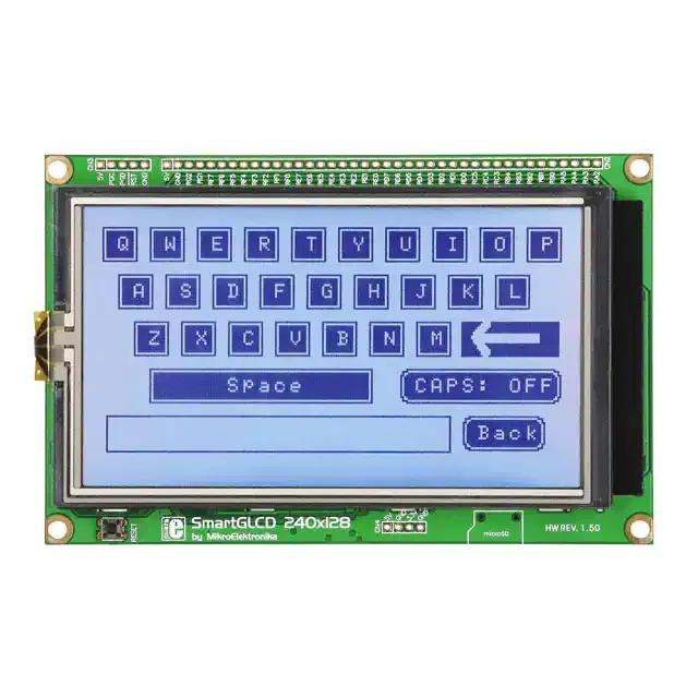 MIKROE-762 (BOARD DEV SYST SMARTGLCD 240X128)