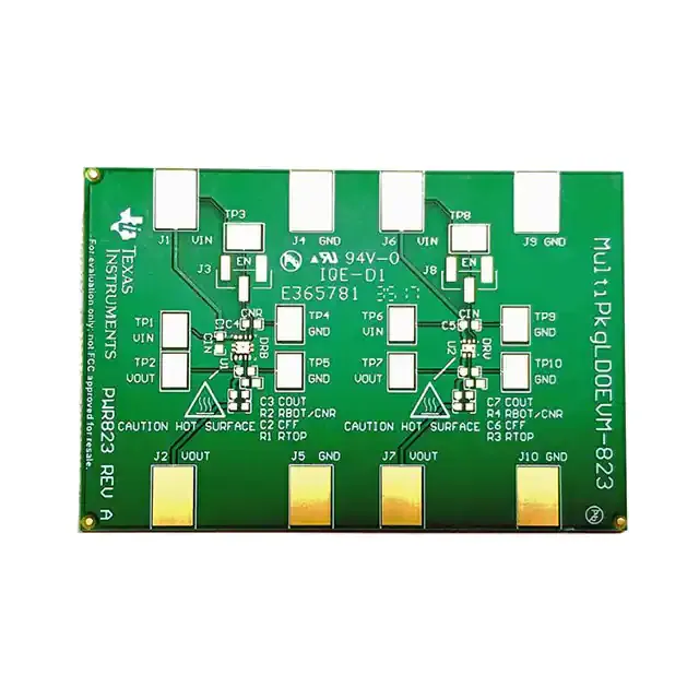 MULTIPKGLDOEVM-823 (UNIVERSAL LINEAR REG EVAL BOARD)