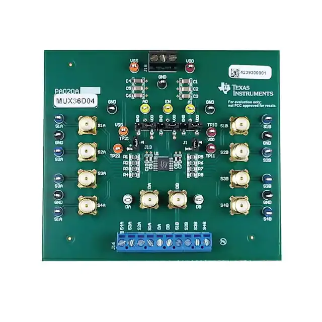 MUX36D04EVM-PDK (EVAL BOARD FOR MUX36D04)