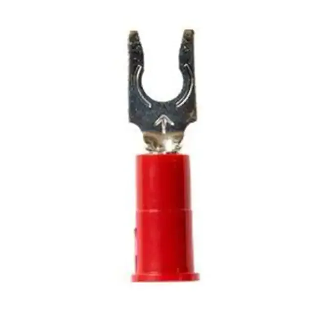 MV18-6FLX (CONN SPADE TERM 18-22AWG #6 RED)
