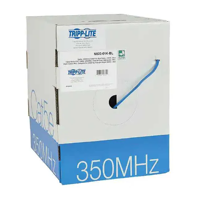 N022-01K-BL (CABLE CAT5E 4PR 24AWG BLU 1000')