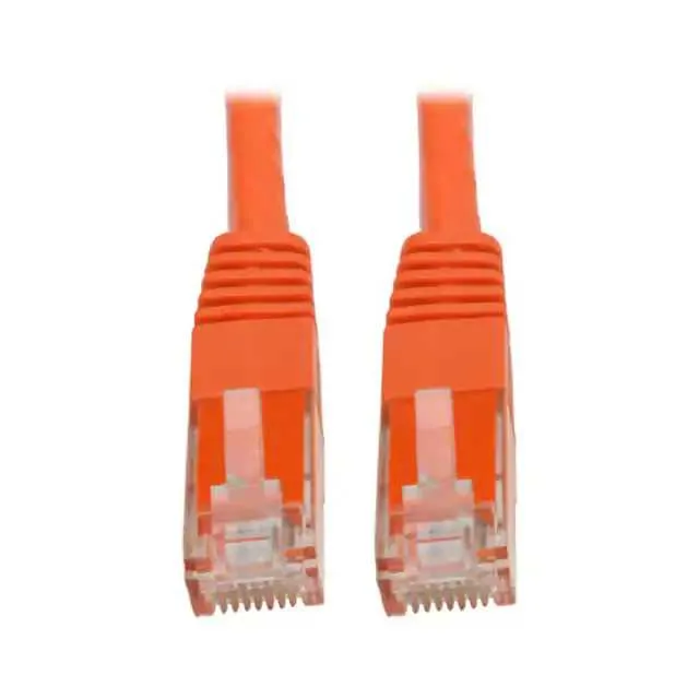 N200-100-OR (CAT6 CAT5E GIGABIT MOLDED PATCH)