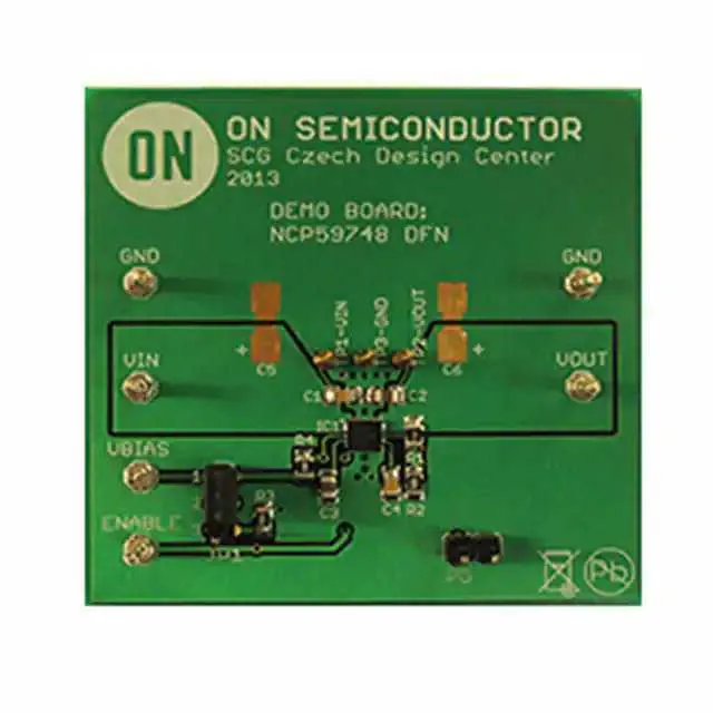 NCP59748MN1ADJTBGEVB (EVAL BOARD NCP59748MN1ADJTBG)