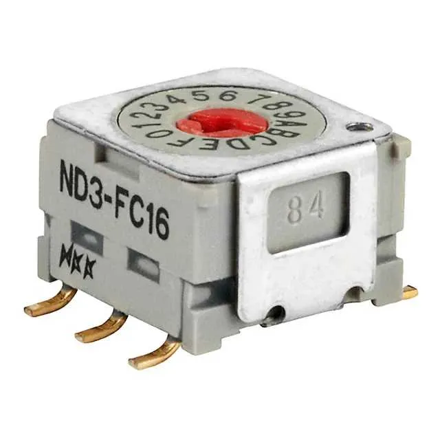 ND3FC16P (SW ROTARY DIP HEX COMP 100MA 5V)