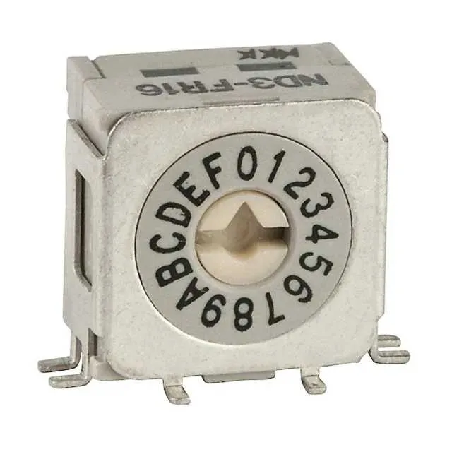 ND3FR16H (SWITCH ROTARY DIP HEX 100MA 5V)